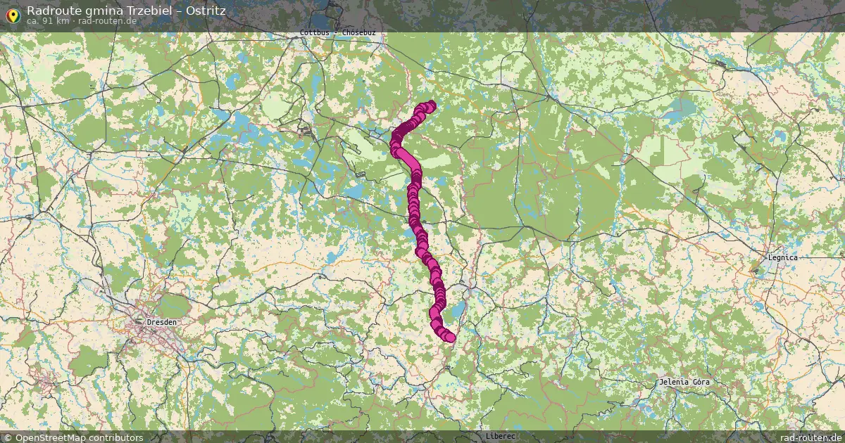 Radtour Gmina Trzebiel – Ostritz