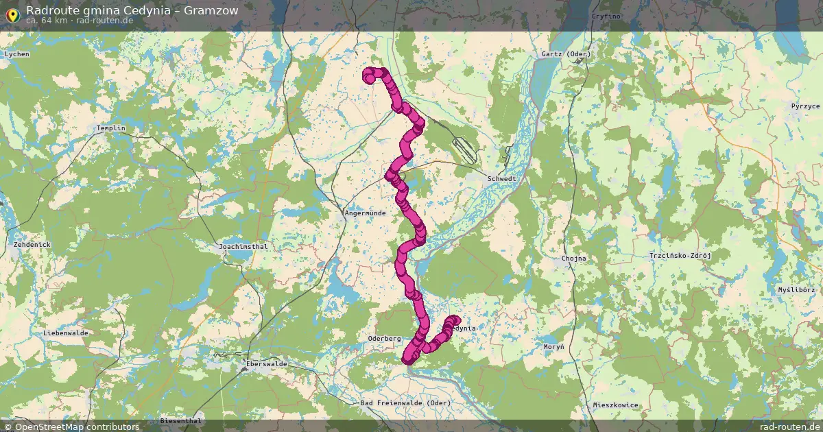 Radtour Gmina Cedynia – Gramzow