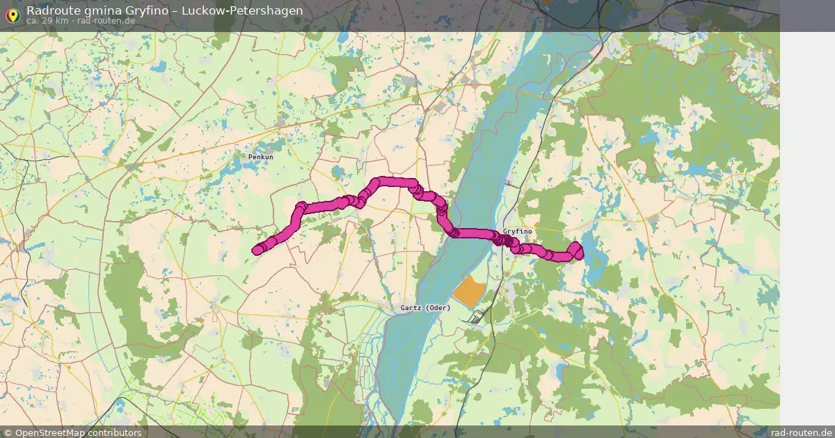 Radtour Gmina Gryfino – Luckow-Petershagen