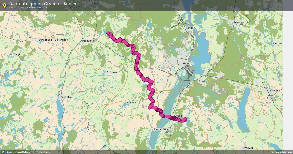 Radtour Gmina Gryfino – Koblentz