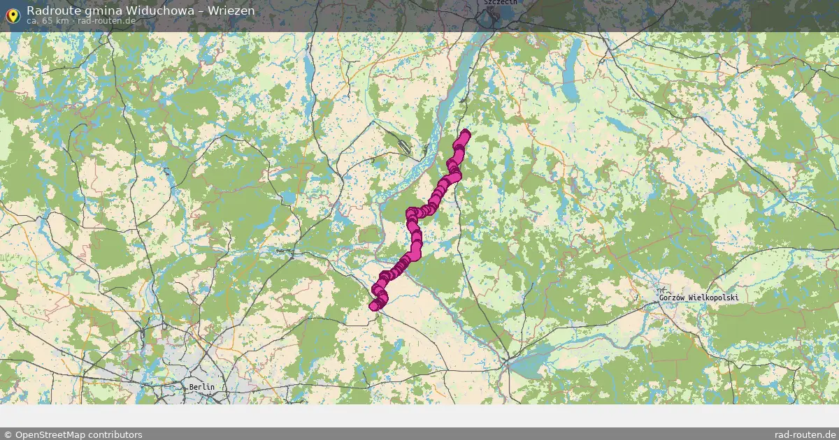 Radtour Gmina Widuchowa – Wriezen