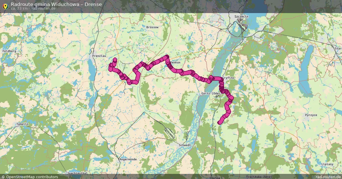 Radtour Gmina Widuchowa – Drense