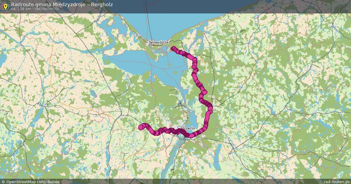 Radtour Gmina Międzyzdroje – Bergholz