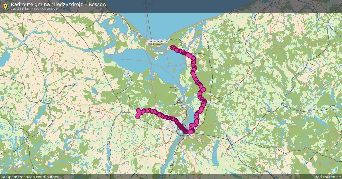 Radtour Gmina Międzyzdroje – Rossow
