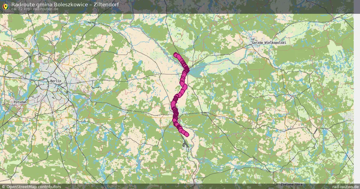 Radtour Gmina Boleszkowice – Ziltendorf