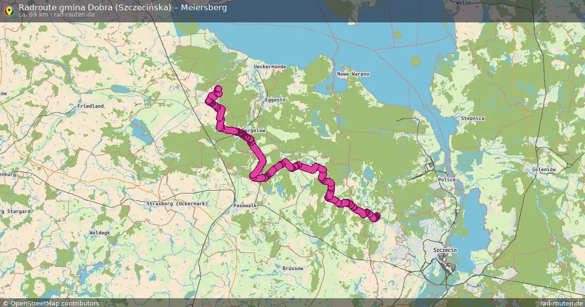 Radtour Gmina Dobra (Szczecińska) – Meiersberg