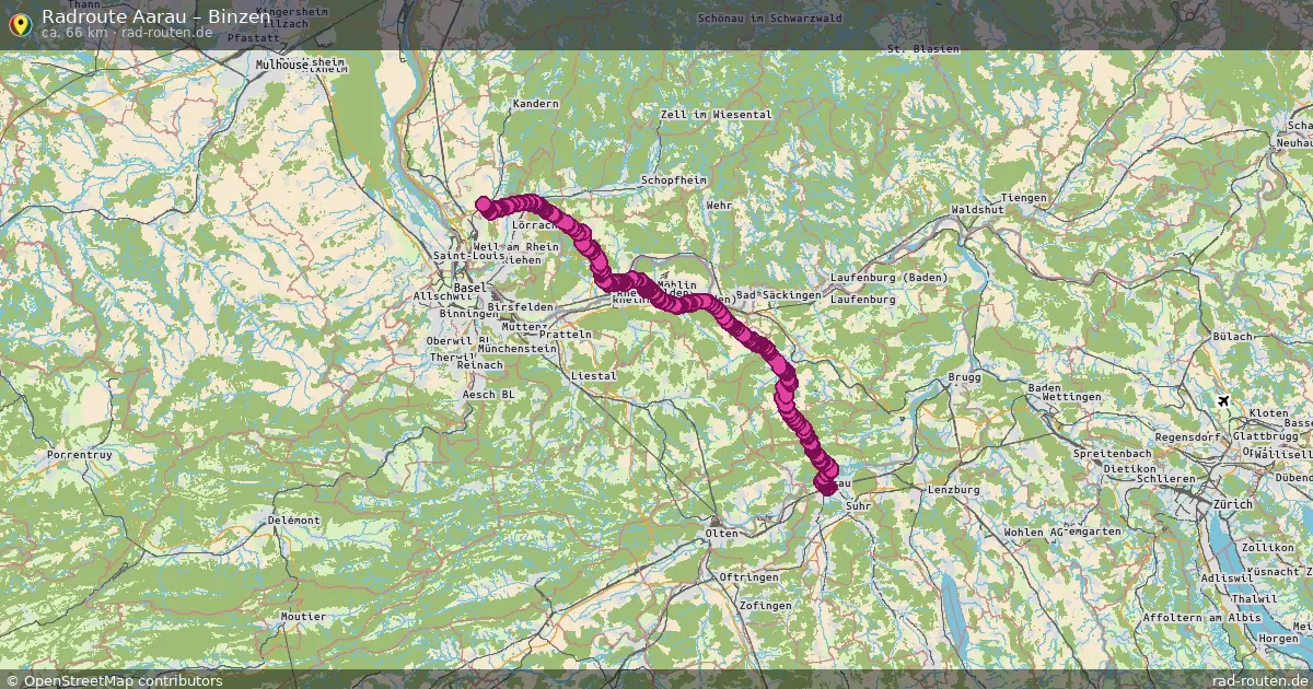 Radtour Aarau – Binzen