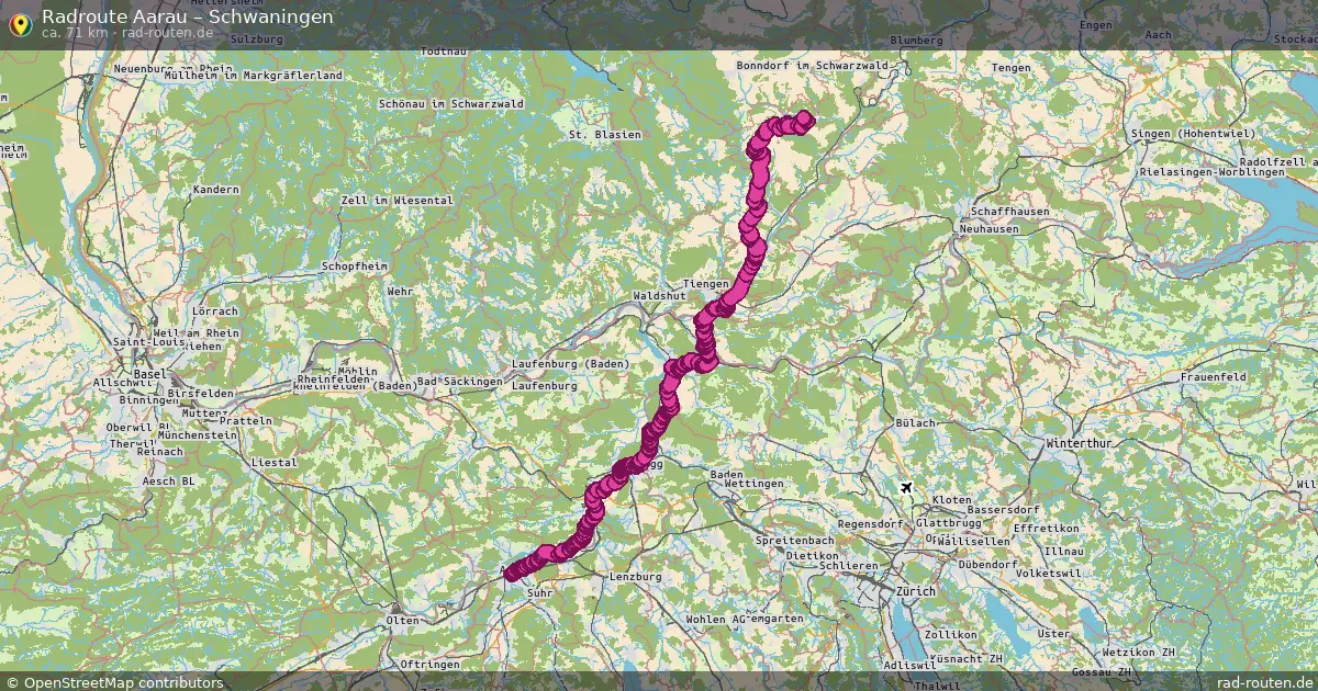 Radtour Aarau – Schwaningen
