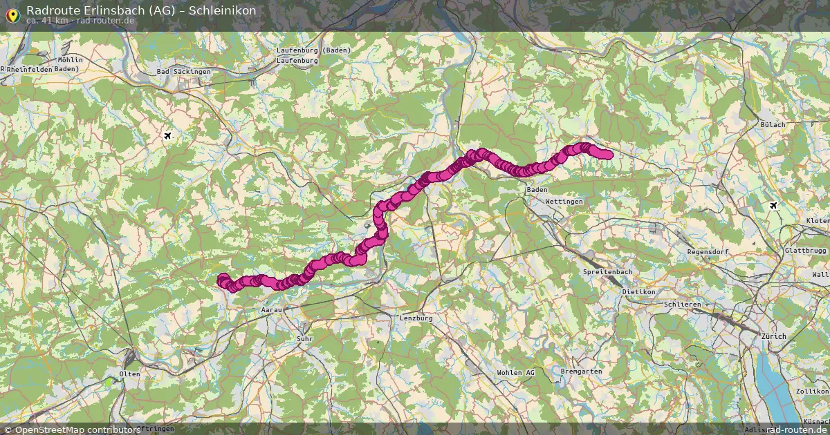 Radtour Erlinsbach (Ag) – Schleinikon