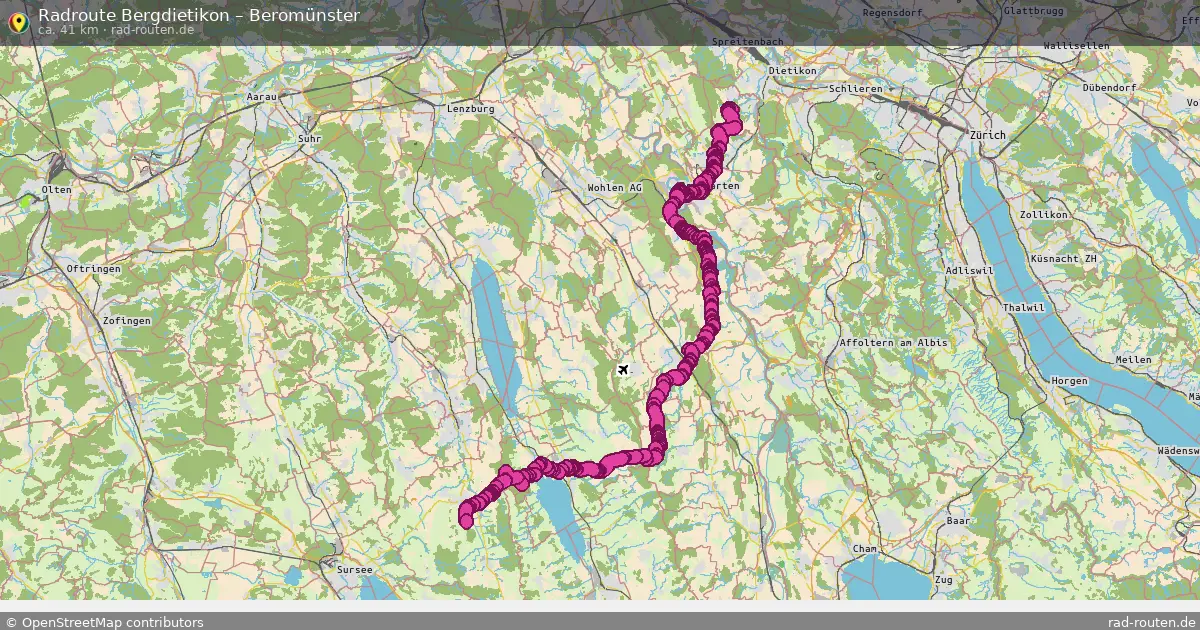 Radtour Bergdietikon – Beromünster