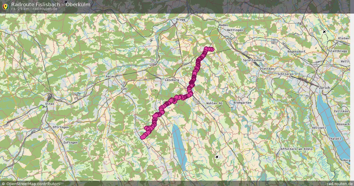 Radtour Fislisbach – Oberkulm