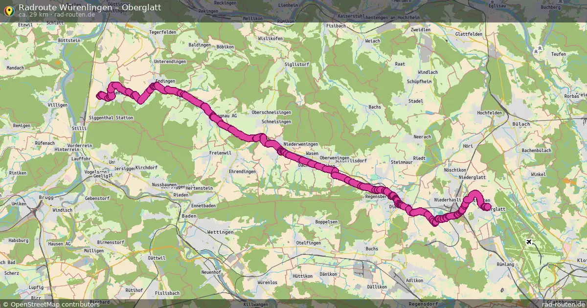 Radtour Würenlingen – Oberglatt