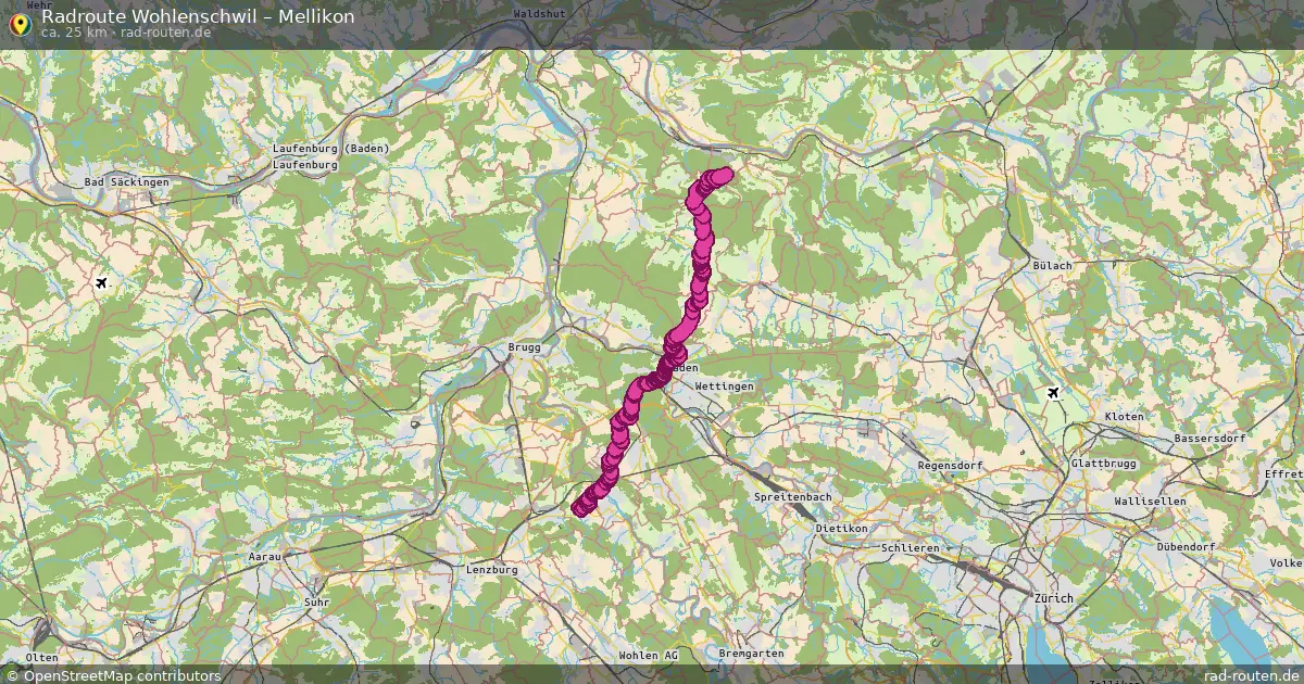 Radtour Wohlenschwil – Mellikon