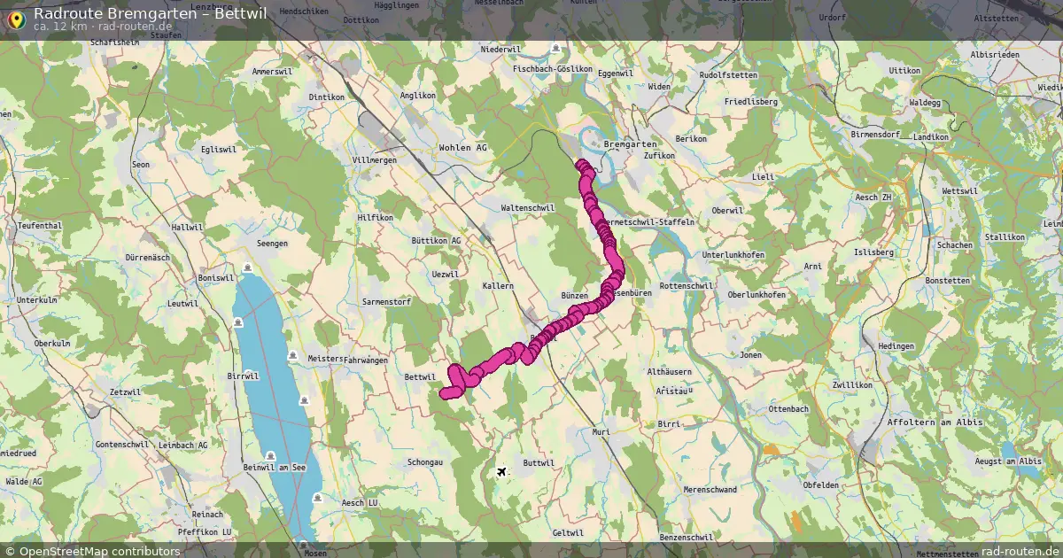 Radtour Bremgarten – Bettwil