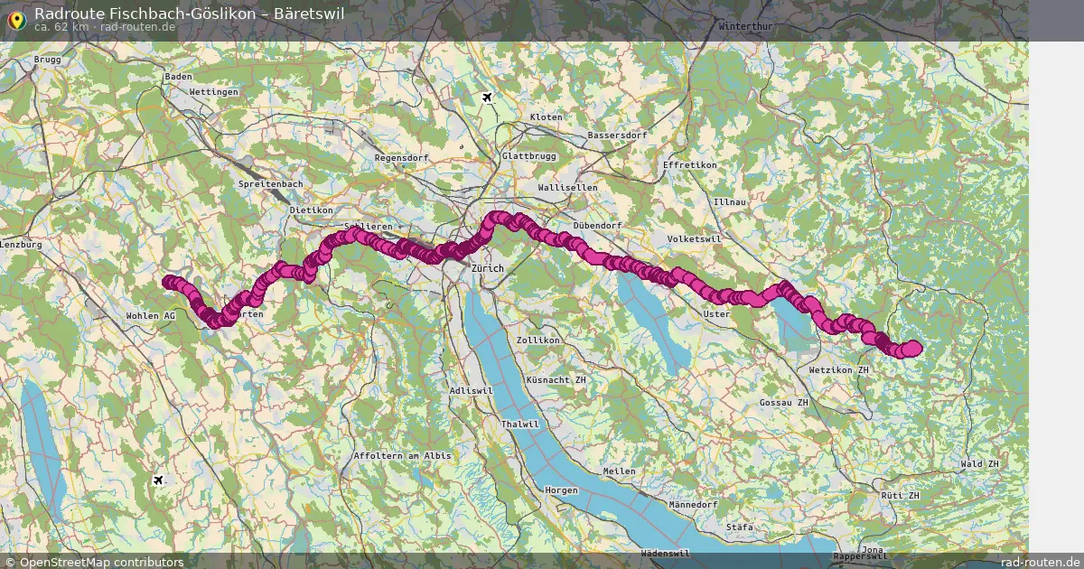 Radtour Fischbach-Göslikon – Bäretswil