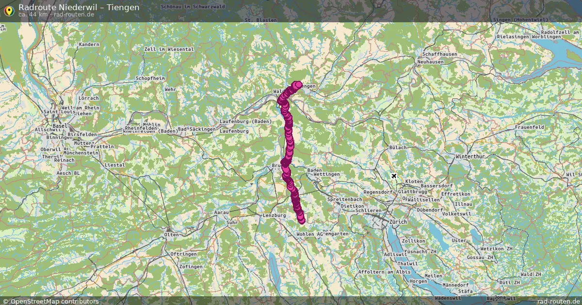 Radtour Niederwil – Tiengen