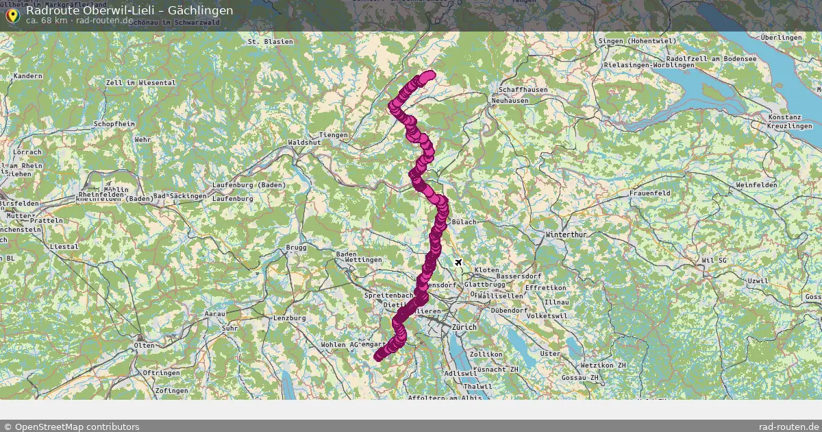 Radtour Oberwil-Lieli – Gächlingen