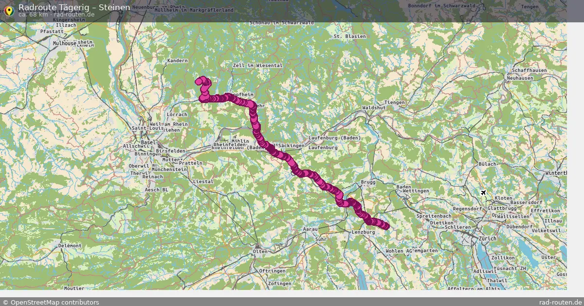 Radtour Tägerig – Steinen