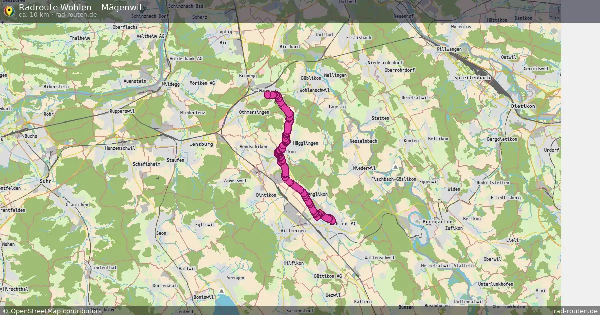 Radtour Wohlen – Mägenwil