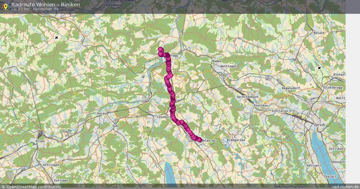Radtour Wohlen – Riniken