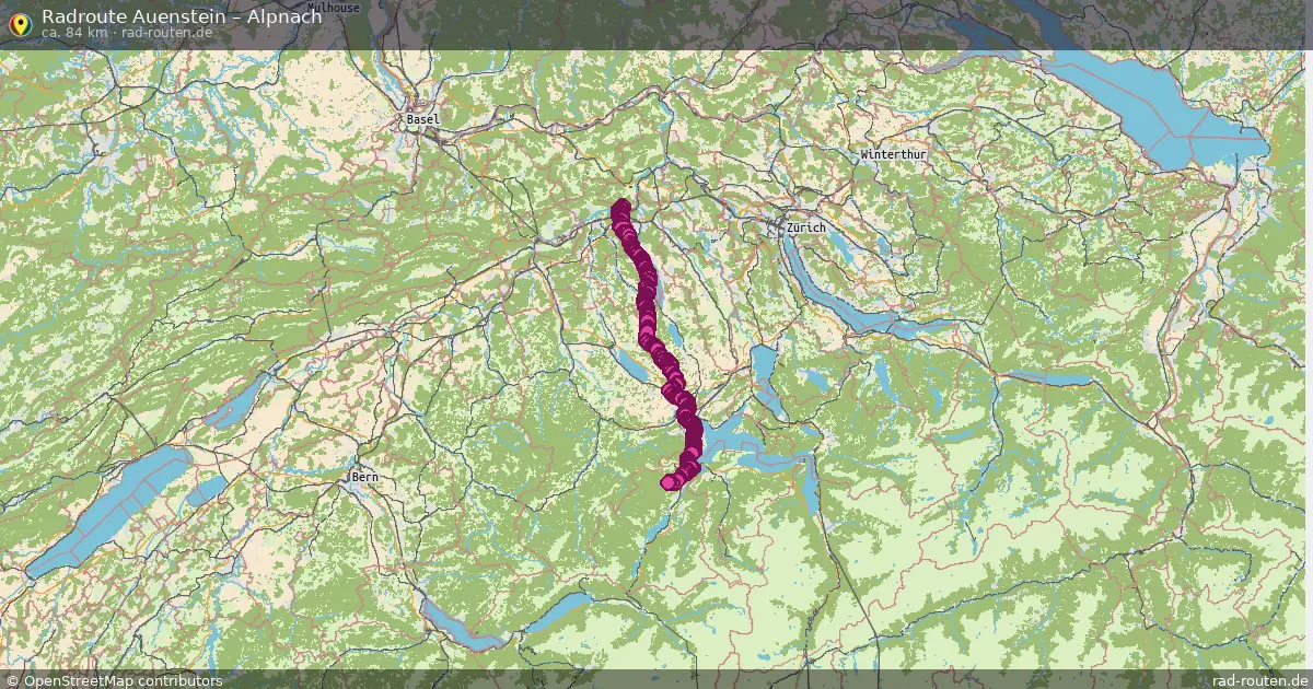 Radtour Auenstein – Alpnach