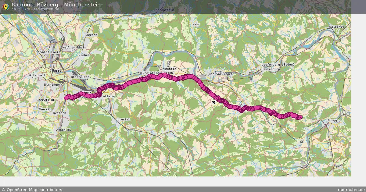 Radtour Bözberg – Münchenstein