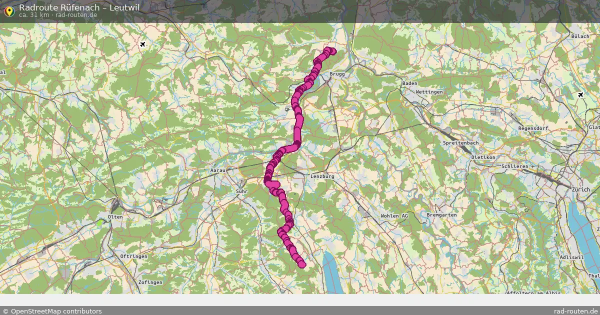 Radtour Rüfenach – Leutwil