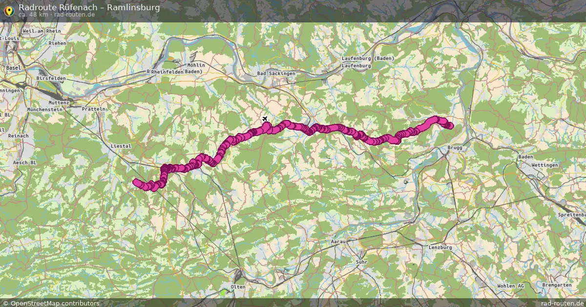 Radtour Rüfenach – Ramlinsburg