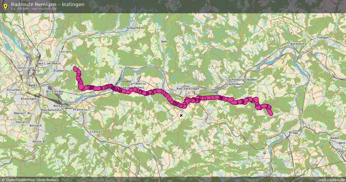 Radtour Remigen – Inzlingen