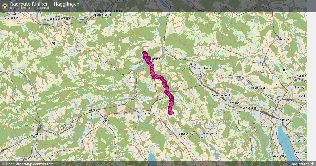 Radtour Riniken – Hägglingen