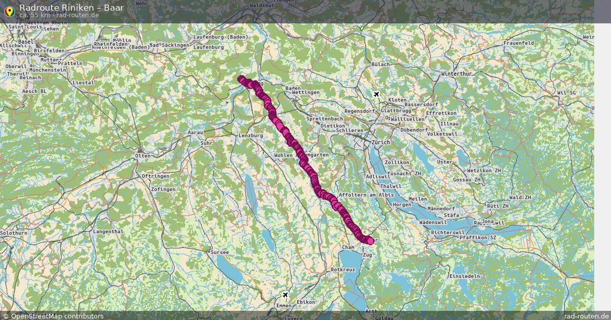 Radtour Riniken – Baar