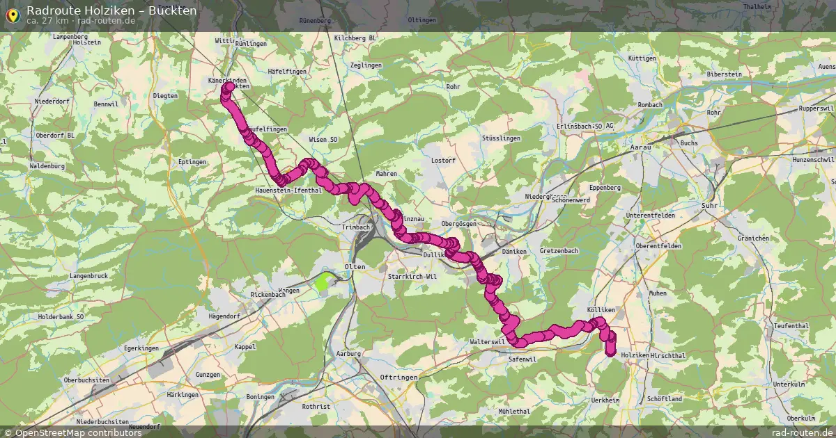 Radtour Holziken – Buckten