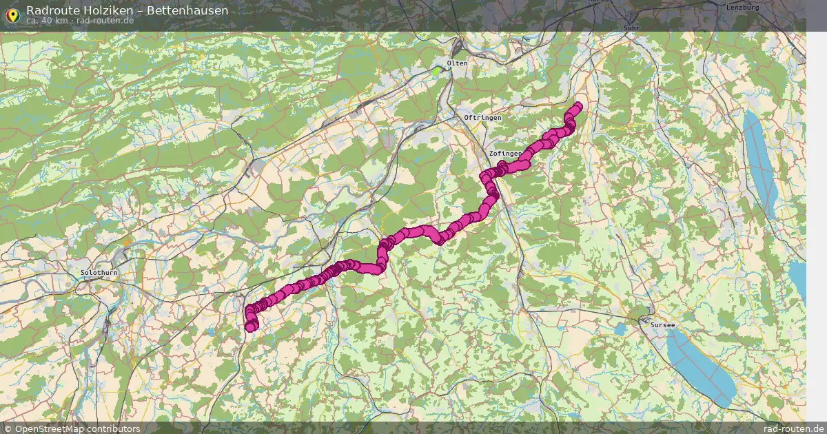 Radtour Holziken – Bettenhausen
