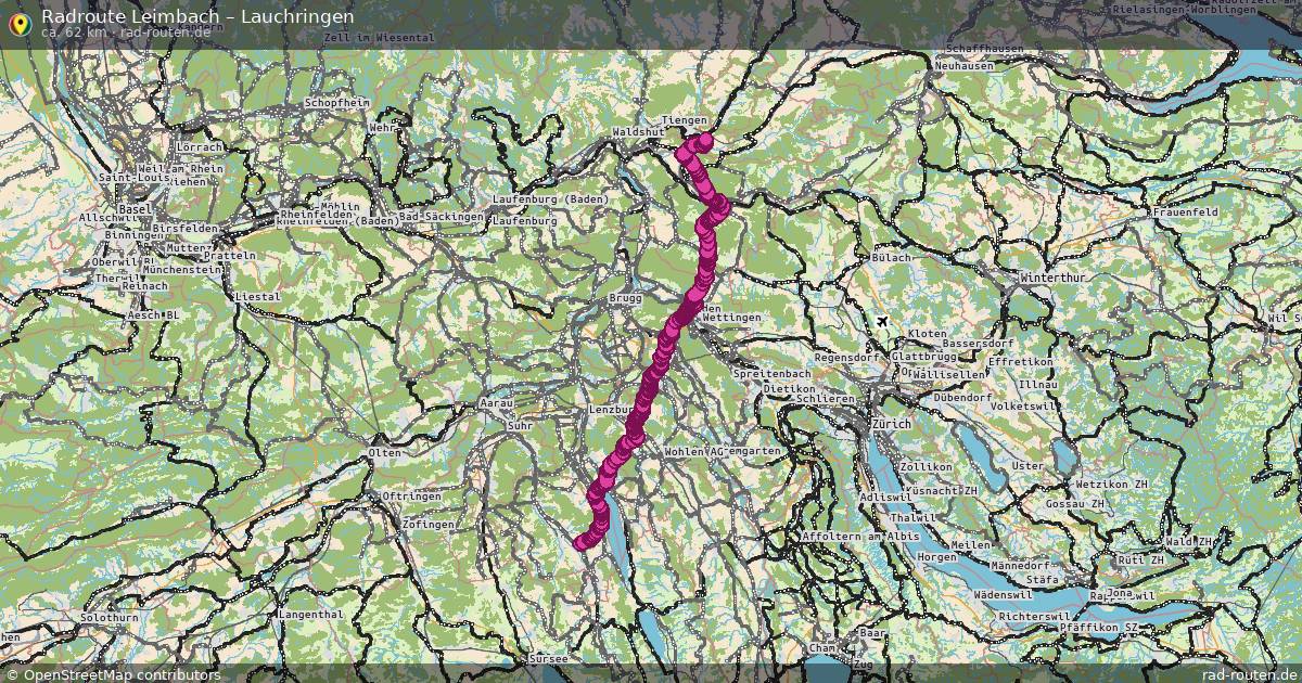 Fahrradroute Leimbach – Lauchringen
