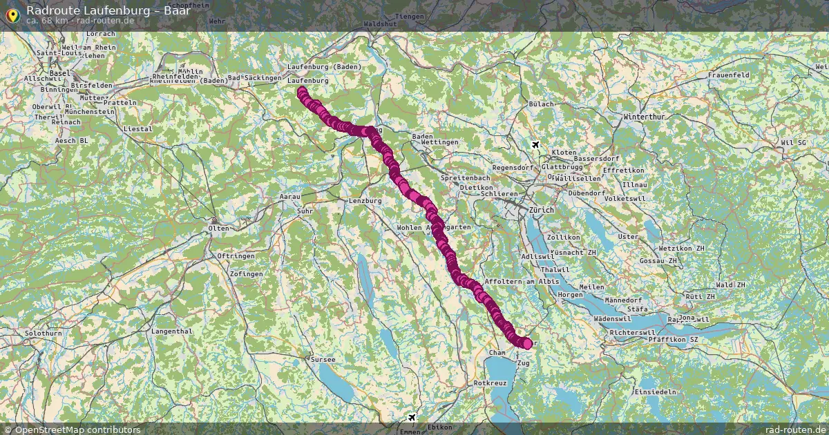 Radtour Laufenburg – Baar