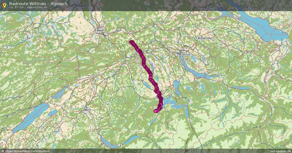 Radtour Wittnau – Alpnach