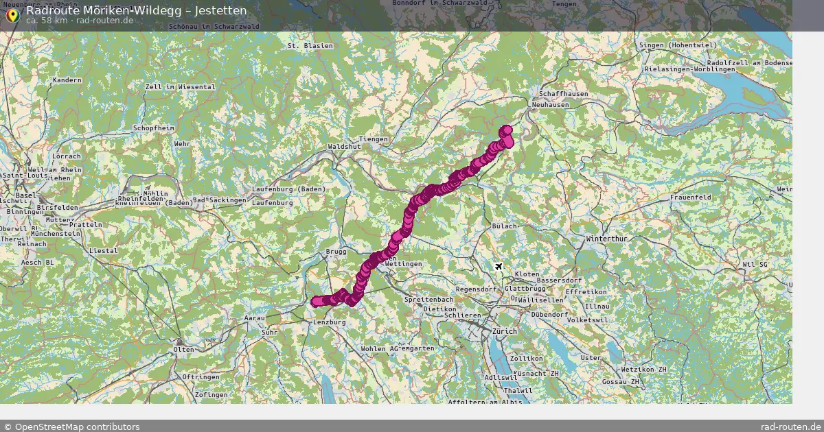 Radtour Möriken-Wildegg – Jestetten