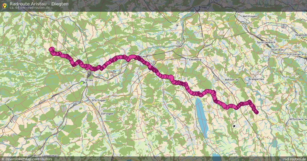 Radtour Aristau – Diegten