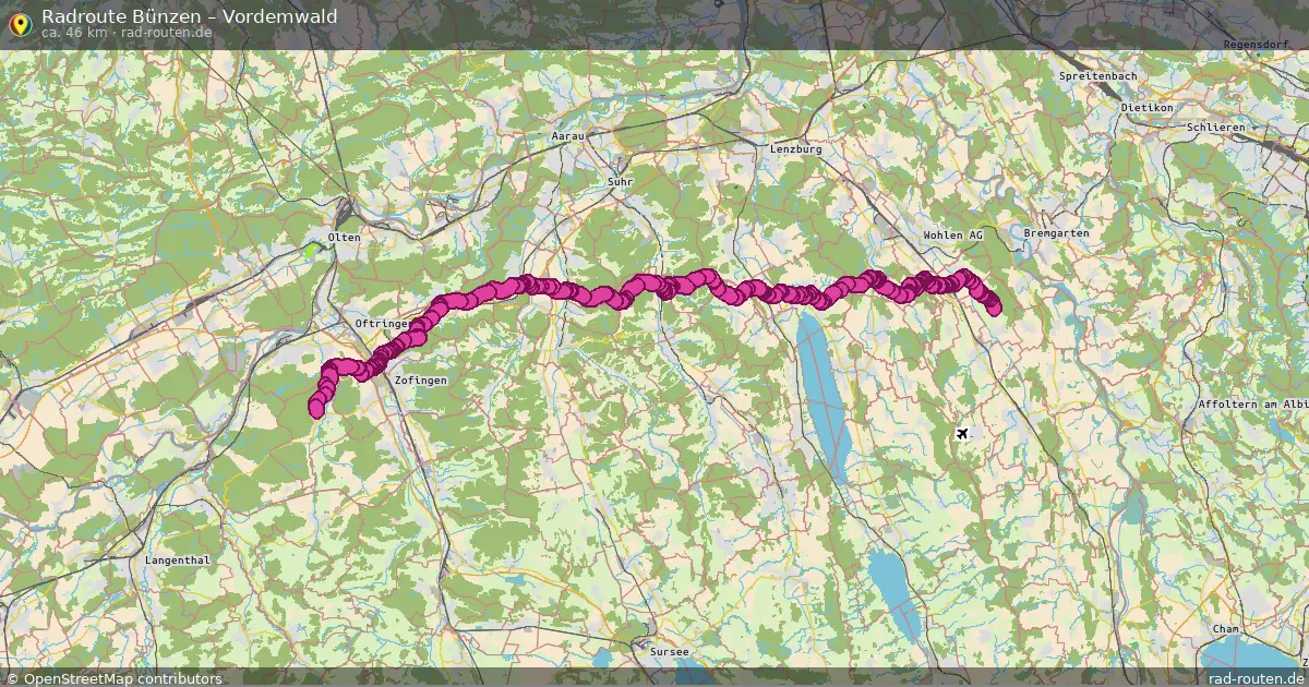 Radtour Bünzen – Vordemwald