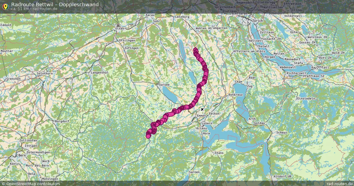 Radtour Bettwil – Doppleschwand