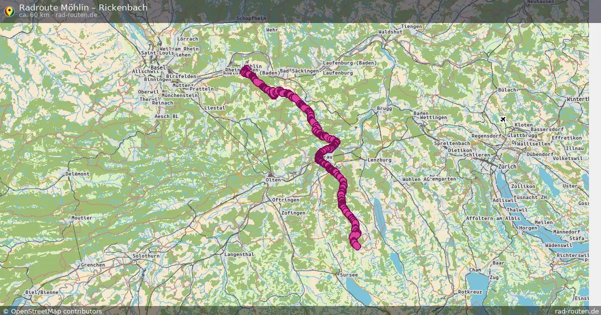 Radtour Möhlin – Rickenbach