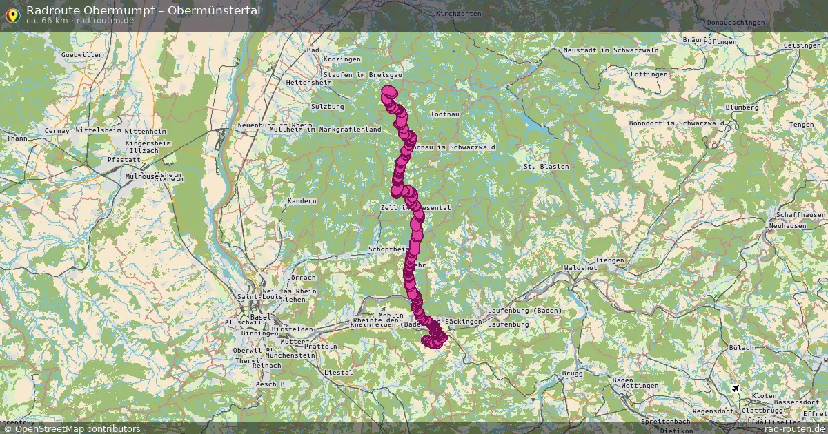 Radtour Obermumpf – Obermünstertal