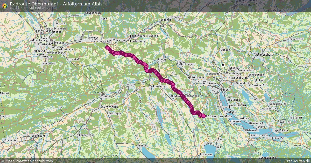 Radtour Obermumpf – Affoltern Am Albis