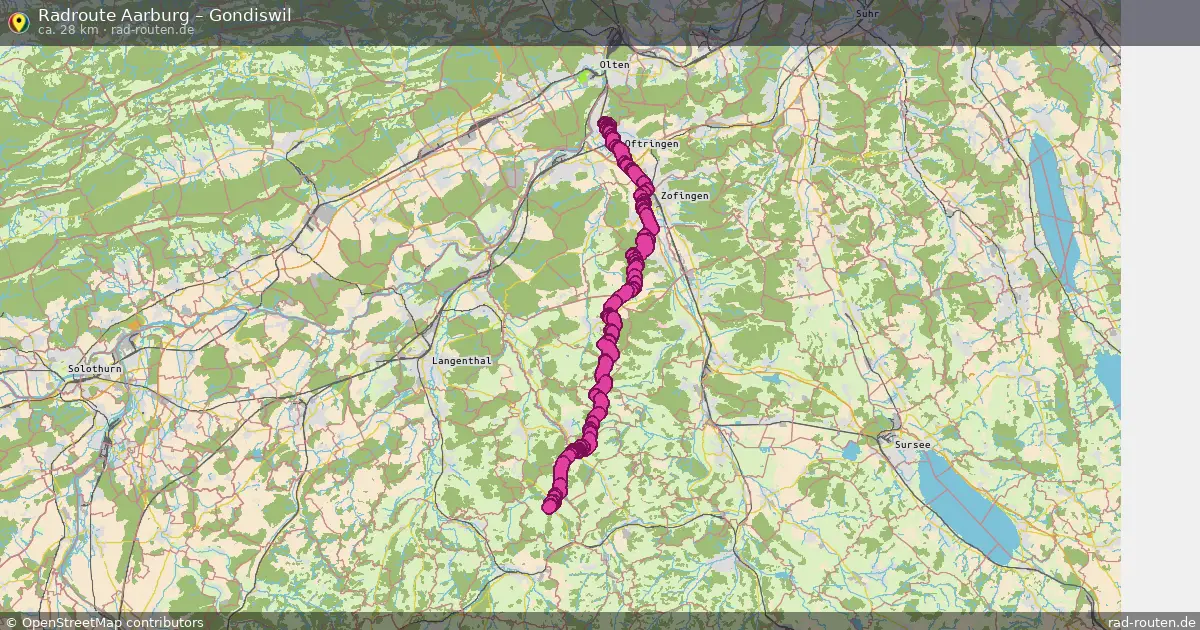 Radtour Aarburg – Gondiswil