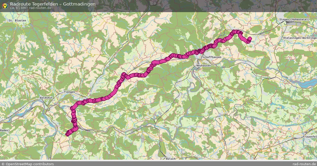 Radtour Tegerfelden – Gottmadingen