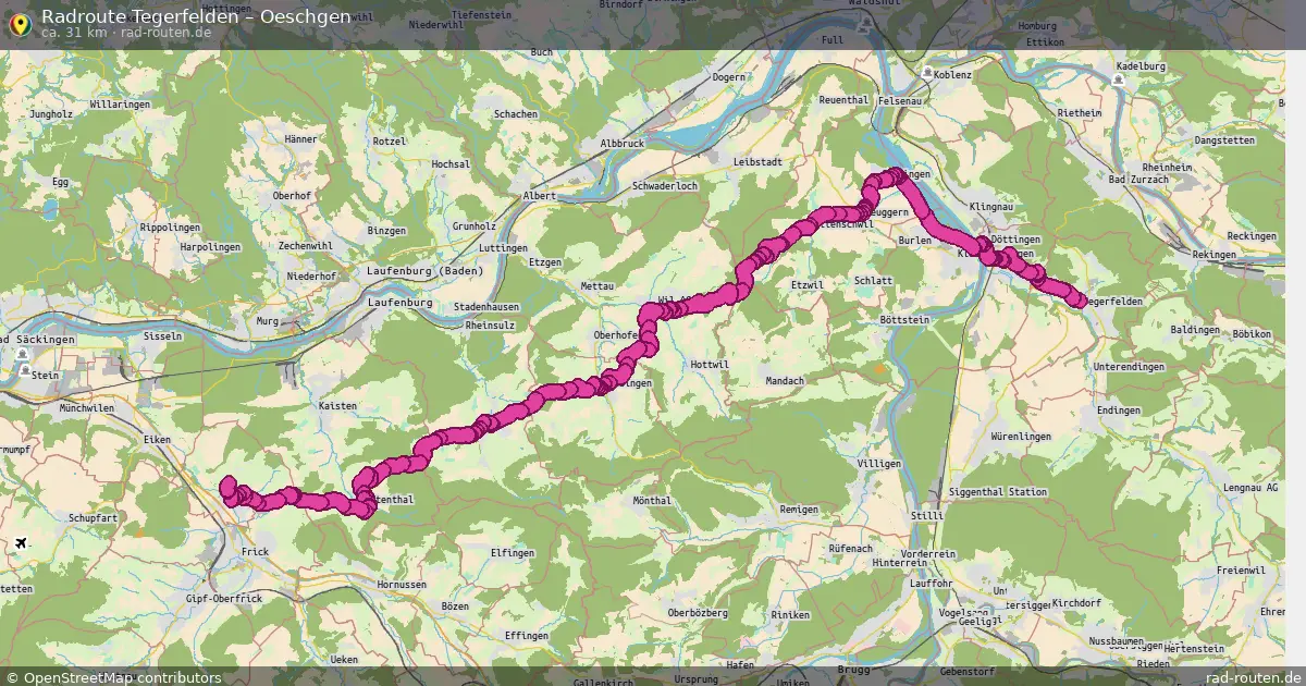 Radtour Tegerfelden – Oeschgen