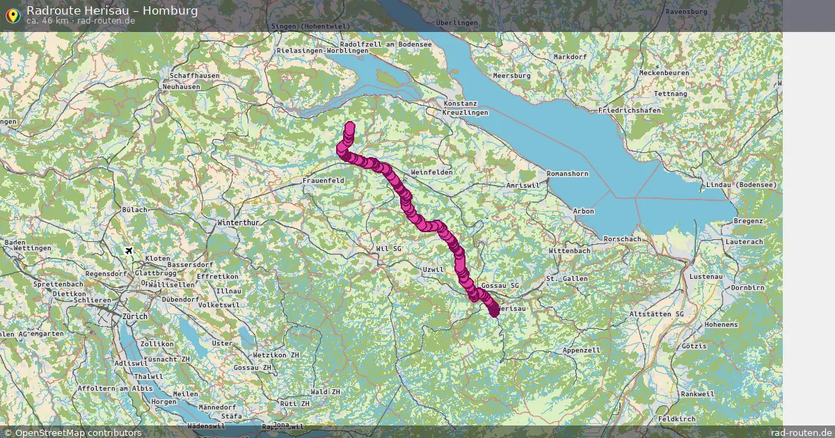 Radtour Herisau – Homburg