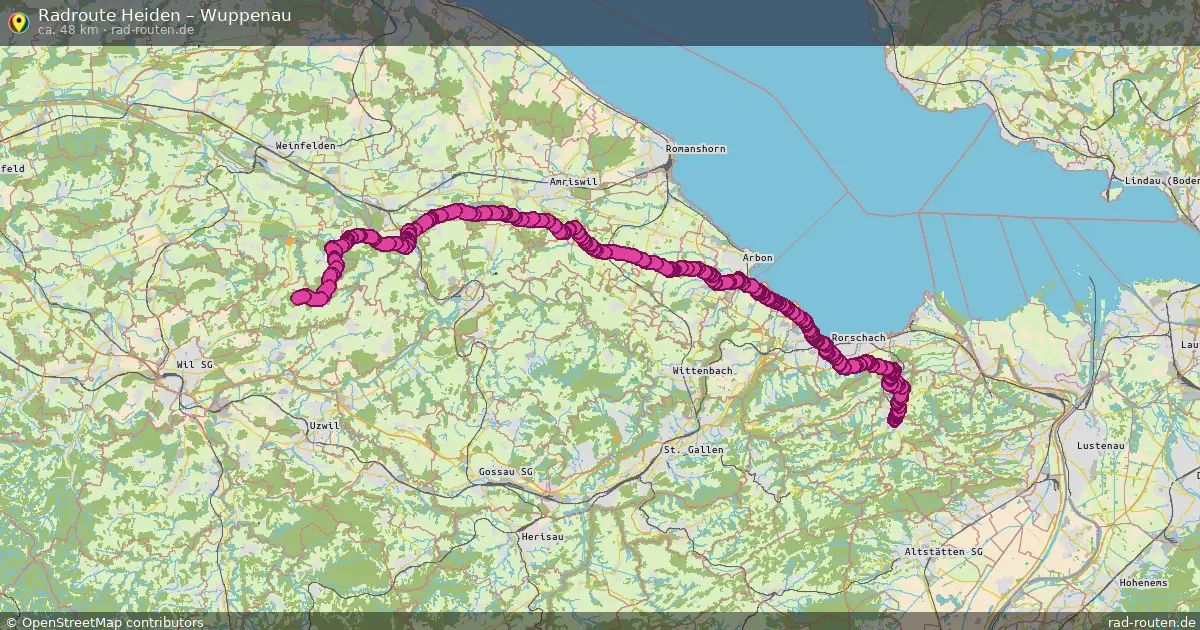 Radtour Heiden – Wuppenau