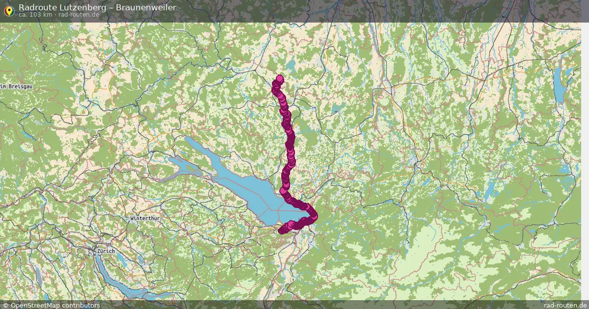 Radtour Lutzenberg – Braunenweiler