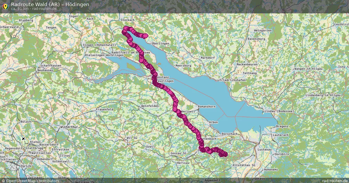 Radtour Wald (Ar) – Hödingen